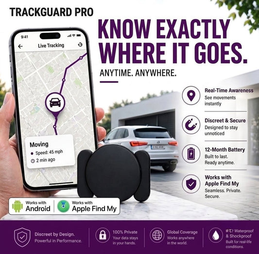 TrackGuard Pro — Magnetic GPS Tracker